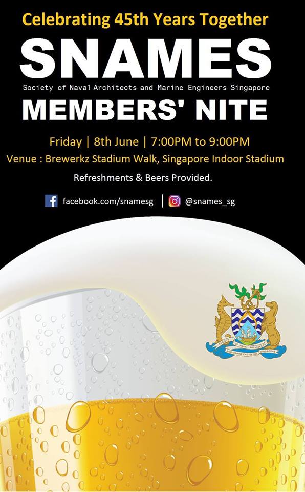 SNAMES Members' Night (08 Jun 2018)